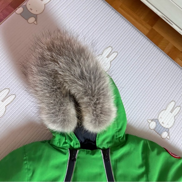 Canada goose green parka foot muffin bunting - Picture 3 of 7